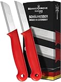 Schwertkrone Solingen 2er Schälmesser Set - Obst- und Gemüsemesser aus...