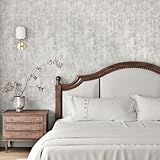 Skyblur Grau Tapete Betonoptik Hellgrau Selbstklebende Steintapete Selbstklebend...