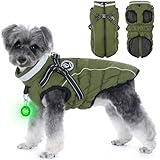 HezzLuv Hundemantel Winter, Hundemantel Wasserdicht, Warme Hundejacke mit...