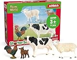 schleich FARM WORLD | Bauernhof Starterset 42729 | Spielset mit Ziege, Kuh,...
