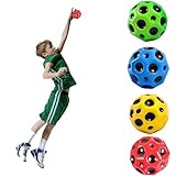 OWOAOOwl 4 Stück Moon Ball, Gummiball Space Ball Moonball,7 cm Sprünge EIN...