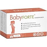 BabyFORTE Kinderwunsch Tabletten | vegan | Folsäure 800 μg, Quatrefolic, Maca,...