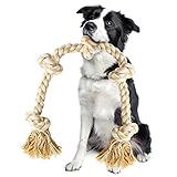 Vivifying Seil-Hundespielzeug, XL Unzerstörbares Hundeseilspielzeug für große...