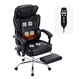 COLAMY Bürostuhl Ergonomisch mit Massagefunktion, Ergonomischer...