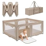 Lionelo Kinderlaufgitter 150 x 180 x 75 cm Florence Easy Fold, atmungsaktives...