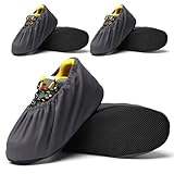 Linwnil Überziehschuhe, waschbar und wiederverwendbar, rutschfeste Überschuhe...