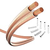 Inakustik Lautsprecherkabel, 10m transparent, 2 x 1,5 mm², inkl. 8...