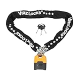 VINZ Makalu Kettenschloss ø11mm - 120cm | ART 4 Zertifikat | Motorrad Schloss...