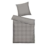 TOM TAILOR Flanell-Bettwäsche, 80x80 cm + 135x200 cm, 100% Baumwolle/ Flanell,...