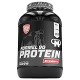 Mammut Nutrition Formel 90 Proteinpulver Strawberry – 3kg – 4-Komponenten...