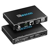 4K HDMI KVM Extender USB unkomprimiert 4K 60Hz HDR Single over Cat5e/6 bis zu...