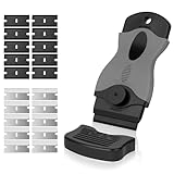 Flintronic Schaber, Keramikschaber mit 20 Edelstahl & Kunststoffklingen, Schaber...