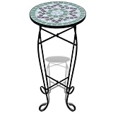MOSAIK Beistelltisch Tisch Bistrotisch Blumenständer Grün