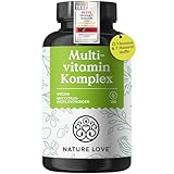 Multivitamin Komplex – 180 vegane Kapseln – Vitamine A-Z & Mineralstoffe –...