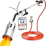 Hansewerk® Abflammgerät mit Piezozündung inkl. Druckregler und 5 Meter...