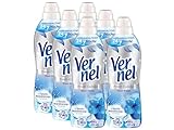 VERNEL Fresh Control Cool Fresh Weichspüler 6x 37 WL (222 Waschladungen),...