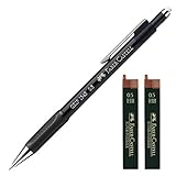 Faber-Castell 1345 99 - Druckbleistift Grip, Minenstärke: 0,5 mm (Schwarz mit...