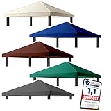 freigarten.de Ersatzdach für Gartenpavillon 3 x 3 m wasserdicht Panama Material...
