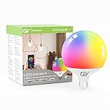 GY Alexa Glühbirne Smart Lampe E27, WLAN Lampe LED Kompatibel mit Alexa/Google...