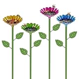 Bienengießstation, 4 Stück Metall Bienenbecher für Garten,...