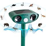 Solarbetriebener Katzenschreck für garten testsieger, Hofeny Marderschreck...