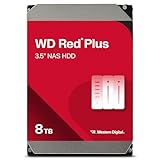 WD Red Plus interne Festplatte NAS 8 TB (3,5 Zoll, Workload-Rate 180 TB/Jahr,...
