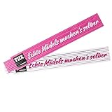 TOX 09969002 Meterstab 2 mtr. pink/weiß, mit Aufdruck Mädels machen´s selber,...