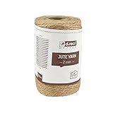 D.RECT 50m Jute-Schnur Natur Braun Jute-Kordel | Packschnur Geschenk-Band...