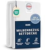 Dreamzie - Milbenbezug Bettdecke 155x220 cm - Allergiker Bettwäsche Encasing -...