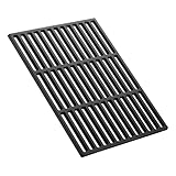 Wiltec Gusseisen Grillrost 29 x 38 cm, Grillgitter für Holzkohlegrill &...