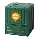 Yoursol Eco-King Komposter für den Garten, 600 L, Schnellkomposter Kunststoff...