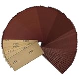 Schleifpapier Set 72 Stück, Schleifpapier 9 x 23 cm, Schleifpapier Holz...