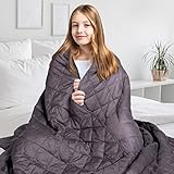 Wellax Gewichtsdecke - Therapiedecke - 3,2kg, 104x152 cm - Weighted Blanket -...