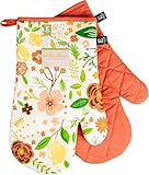 ESSEX - Ofenhandschuhe Hitzebestaendig, Modernes Weihnachten Topflappen...