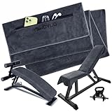YSWOVUO Fitness Handtuch, 120 x 50 cm Gym Handtuch Mikrofaser mit...