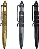 saijer Tactical Pen,3 Stück Taktischer Kugelschreiber 3 Farben Multifunktional...
