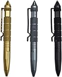 saijer Tactical Pen,3 Stück Taktischer Kugelschreiber 3 Farben Multifunktional...