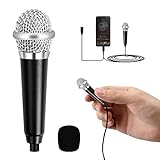 Vesaneae Mini Karaoke Mikrofon mit 3,5-mm-Universalkabel,Tragbares...