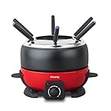 H.Koenig ALP1800 elektrisches Fondue Set / 6 Personen / 6 Fonduegabeln /...