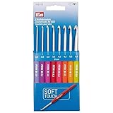 Prym 195970-1 Häkelnadeln für Wolle, weicher Griff, Aluminium, Mehrfarbig,...