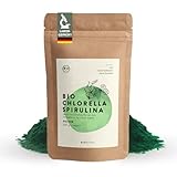 BIO Chlorella Spirulina Pulver 250 g, rückstandskontrolliert, nach...