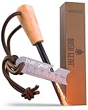 Bush Gear Feuerstahl Outdoor 8mm - Bis zu 17.000 Zündungen - Feuerstarter Set -...