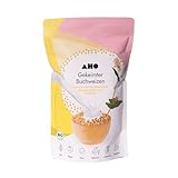 AHO Gekeimter Buchweizen 850g, Bio aus Deutschland und Österreich, Plastikfrei...