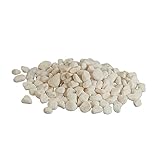 Relaxdays Marmorkies, 5kg, Dekosteine, 25-40mm, Kieselsteine, Gartenkiesel,...