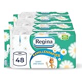 Regina Kamillenpapier Toilettenpapier, 3-lagig, 3er Pack (3 x 16 Stück)