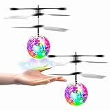 XUBX 2 Stück RC Fliegender Ball Kinder Spielzeug, Ferngesteuerte Helikopter,...