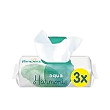 Pampers Aqua Harmonie Reinigungstücher für empfindliche Haut, hypoallergen und...