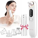 Mitesserentferner Vakuumsauger mit 5 Modi & 4 Saugspitzen, Elektrischer...