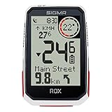 SIGMA ROX 4.0 White| Fahrradcomputer kabellos GPS & Navigation inkl. GPS...