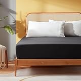 SONIVE Spannbettlaken 90x200cm, Weiches Bettlaken, Gebürstete Jersey Polyester,...